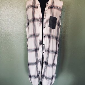 NWT Dear John flannel duster